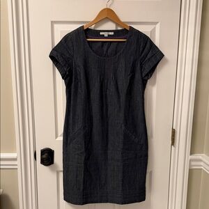 Boden Dark Blue Denim Mini Dress